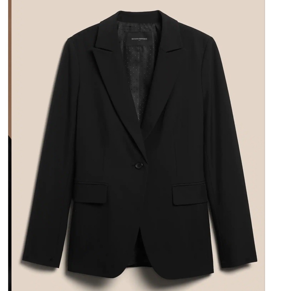 Banana Republic Factory Sculpted Stretch Suit Blazer